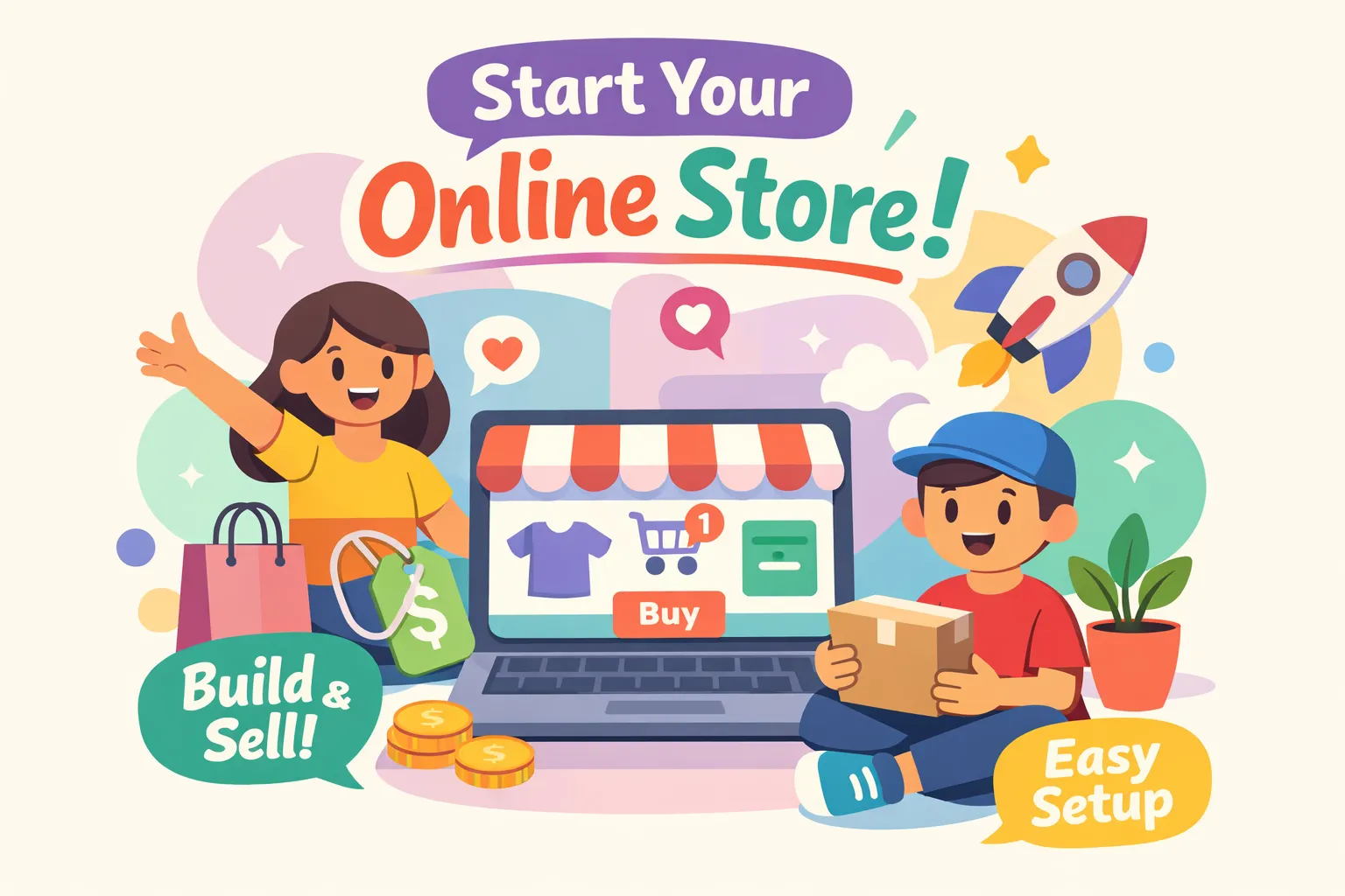ecommerce for beginners launch your first online store